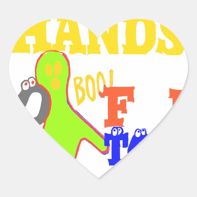 Golden Boo! Girly TGIF Thanks God Its Friday Hakun Heart Sticker (Front)