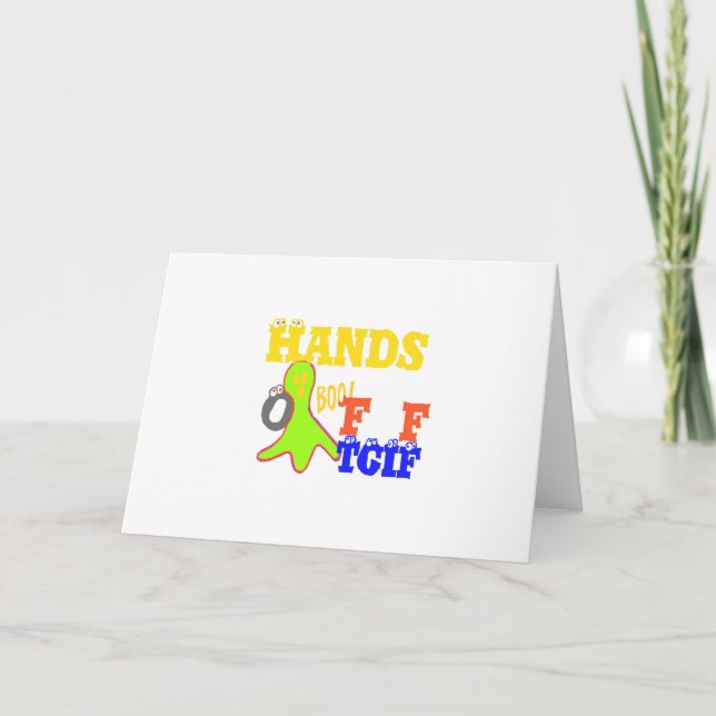 Golden Boo! Girly TGIF Thanks God Its Friday Hakun Thank You Card (Front)