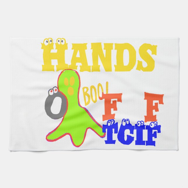 Golden Boo! Girly TGIF Thanks God Its Friday Hakun Towel (Horizontal)