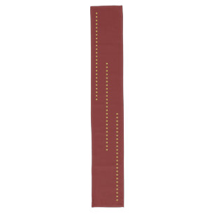 Golden Border - Dots + your backgr. color & ideas Long Table Runner