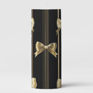 Golden Bow Candle