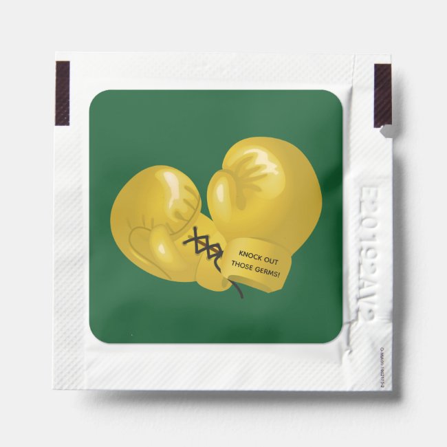 Golden Boxing Gloves Design