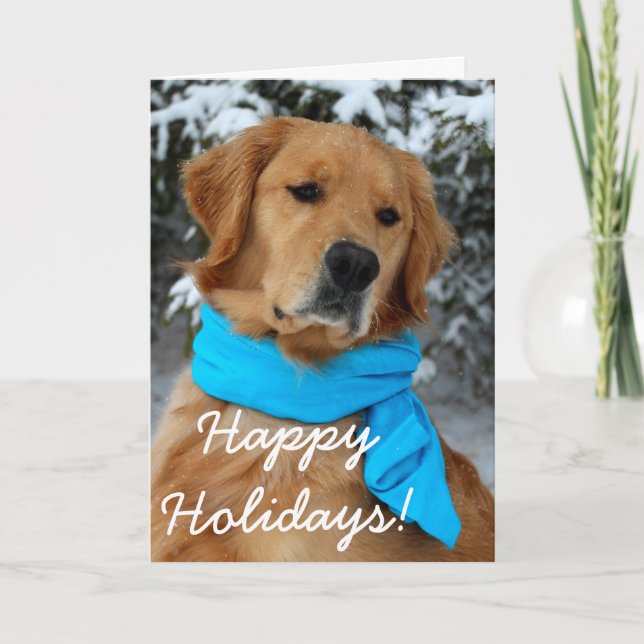 Golden Boy Holiday Card (Front)