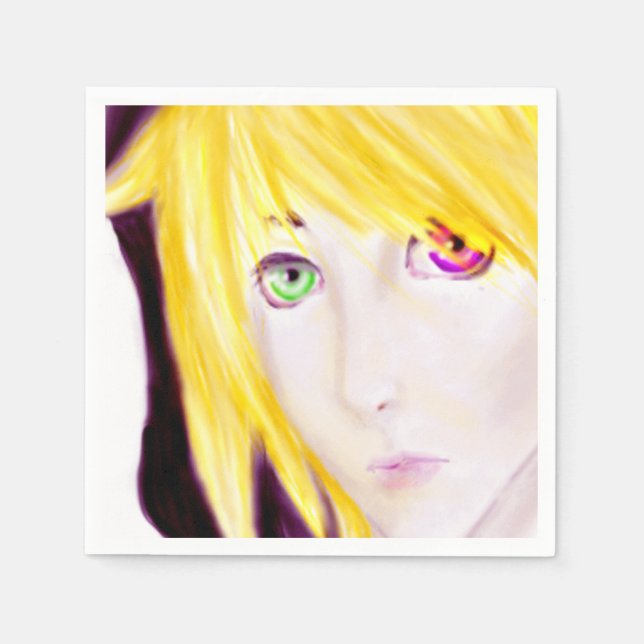 Golden Boy Manga Character Napkins (Front)