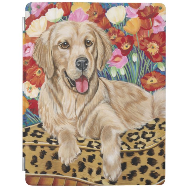 Golden Boy Retriever iPad Smart Cover (Front)