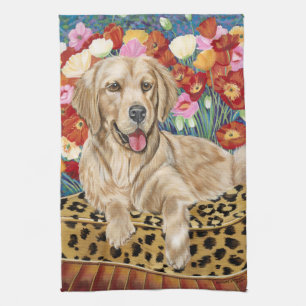 Golden Boy Retriever Towel