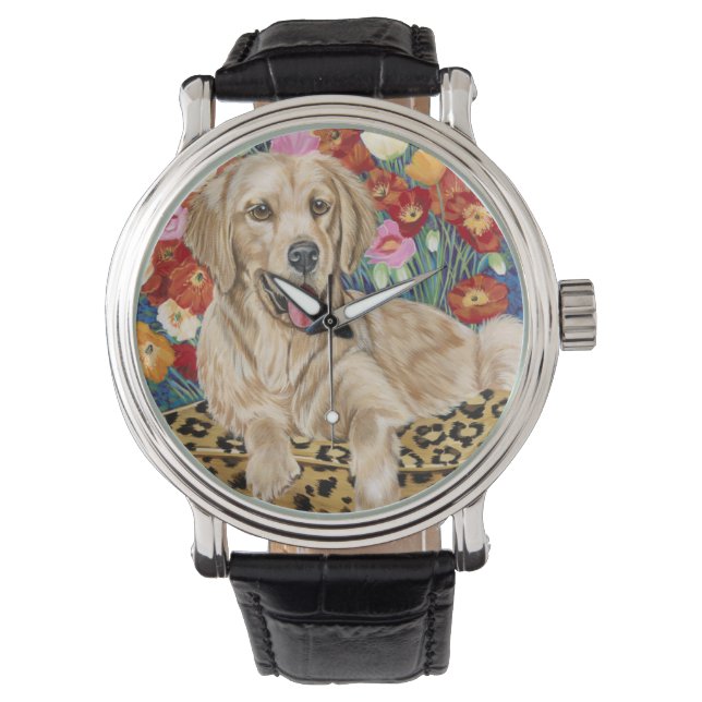 Golden Boy Retriever Watch (Front)