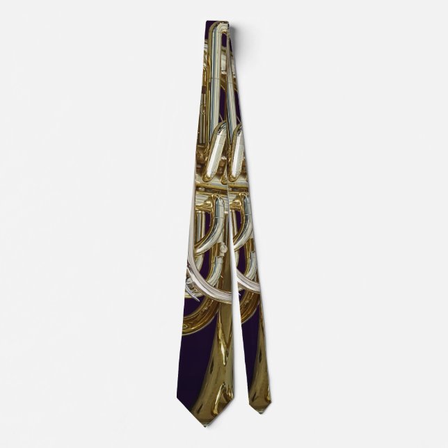 Golden Brass Euphonium Neck Tie (Front)