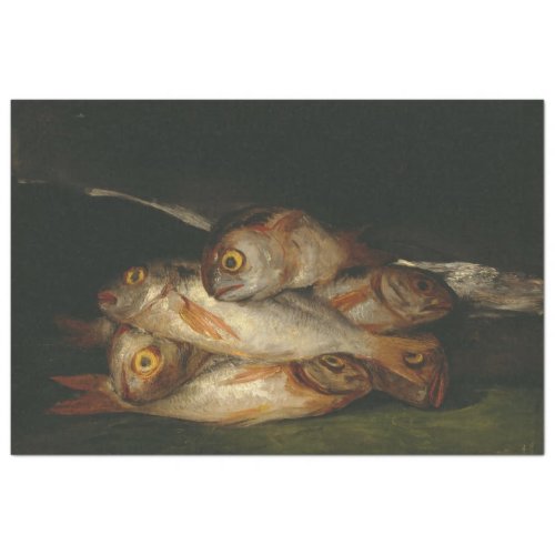 Golden Bream Fish Still Life Francisco de Goya Tissue Paper