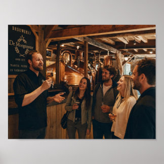 Golden Brewery Welcome and Warmth Poster