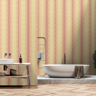 Golden Brick Wall – Symmetrical Architectural Patt