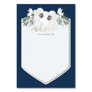 Golden Bride Advice Card