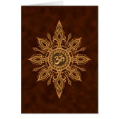 Golden Brown Aum Star (Front)