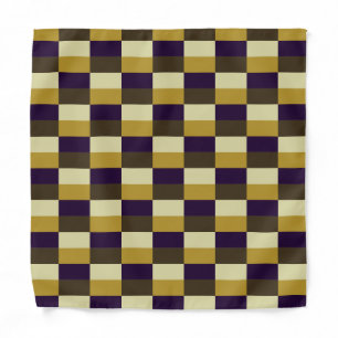 Golden Brown Color Combination Bandana