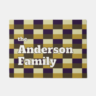 Golden Brown Color Combination Doormat
