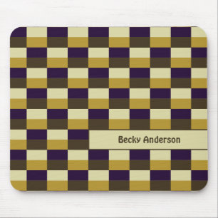 Golden Brown Color Combination Mouse Pad