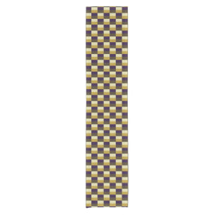 Golden Brown Color Combination Short Table Runner