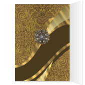 Golden brown swirl pattern cards (Inside (Left))