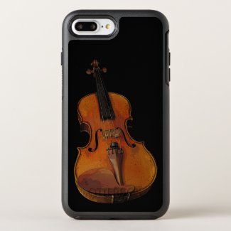 Golden Brown Violin OtterBox iPhone Case