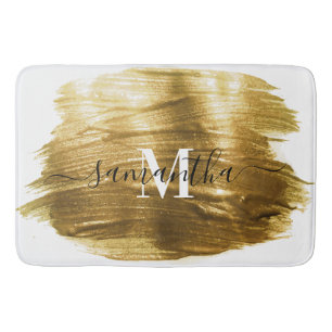Golden Brush Bath Mat