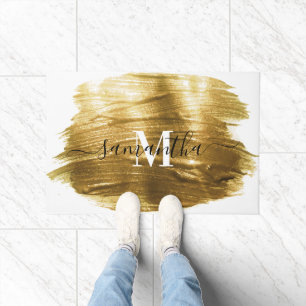 Golden Brush Doormat