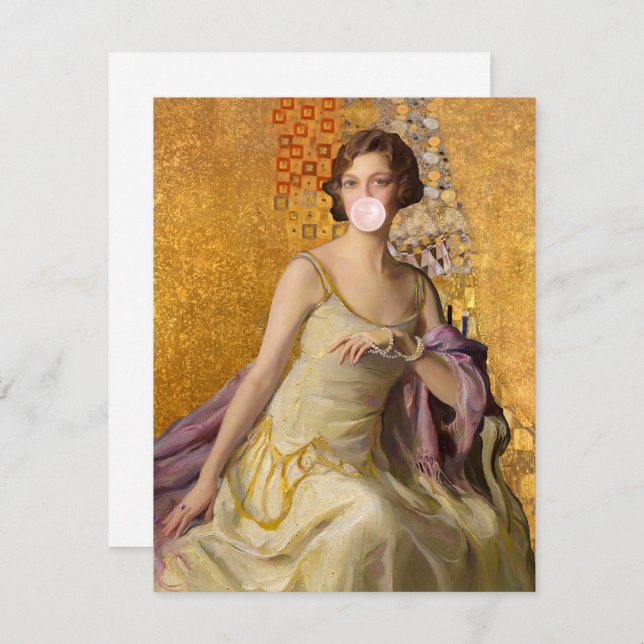 Golden Bubble gum Diva (Front/Back)