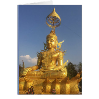 Golden Buddha at Wat Doi Saket, Chiang Mai Cards