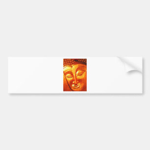 Golden Buddha Bumper Sticker