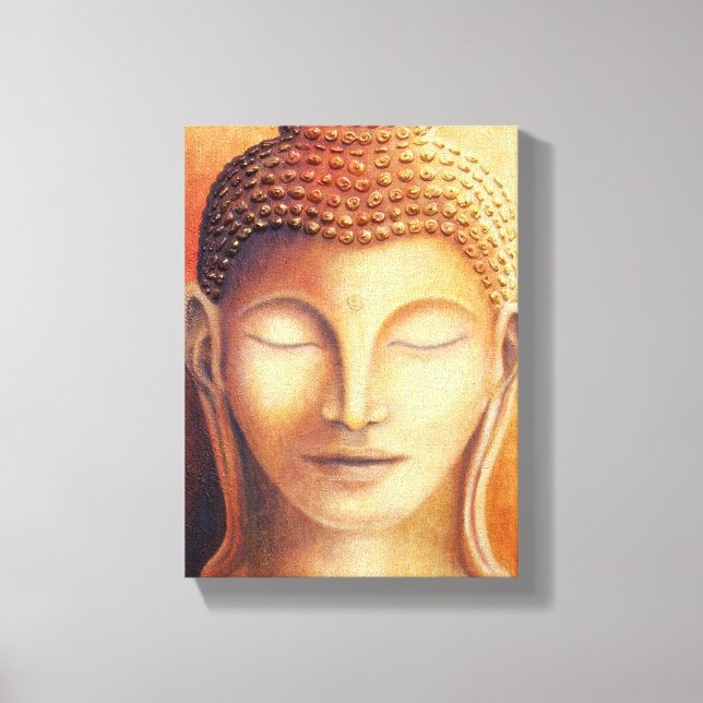 Golden Buddha Canvas Print (Front)