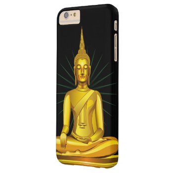 Golden Buddha Barely There Iphone 6 Plus Case by zlatkocro at Zazzle