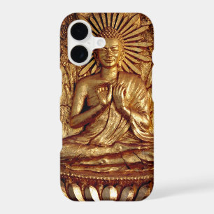 Golden Buddha, Compassion & Blessing (mobile) iPhone 17 Case