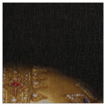 golden buddha in dark green fabric
