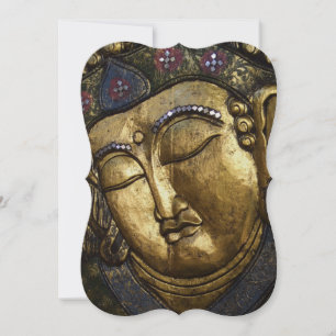 Golden Buddha Inspirational Invitation Bracket