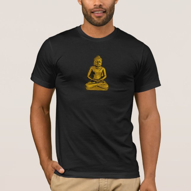 Golden Buddha Mens T-Shirt (Front)