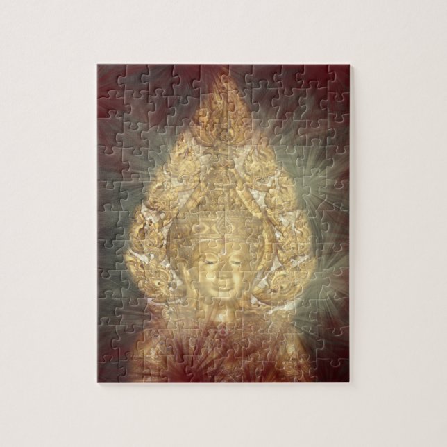 golden buddha puzzle (Vertical)