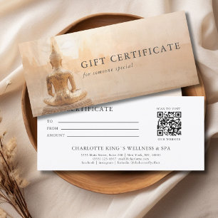 Golden Buddha – Salon QR Code Gift Certificate