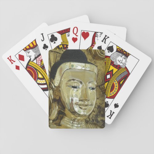 Golden Buddha Statue Inspirational Love Poker Cards
