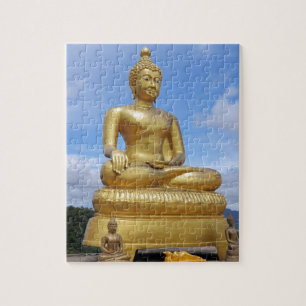 Golden Buddha statue Jigsaw Puzzle
