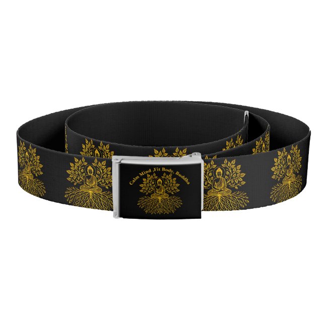 Golden Buddha Surrounded by Nature Belt (Coil)