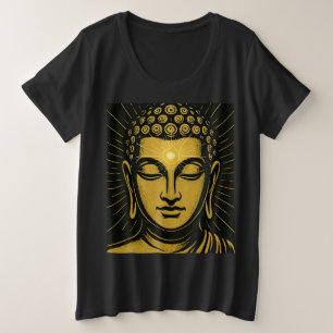 Golden Buddha Third Eye T-Shirt   Spiritual Awaken