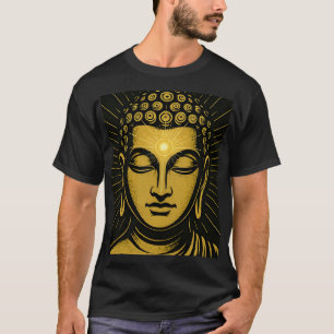 Golden Buddha Third Eye T-Shirt Spiritual Awaken