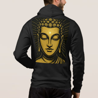 Golden Buddha Third Eye T-Shirt | Spiritual Awaken Hoodie