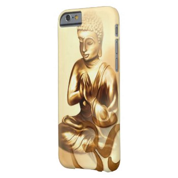 Golden Buddha With Om Barely There Iphone 6 Case by Avanda at Zazzle