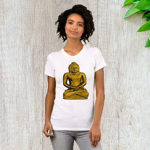 Golden Buddha Womens T-Shirt