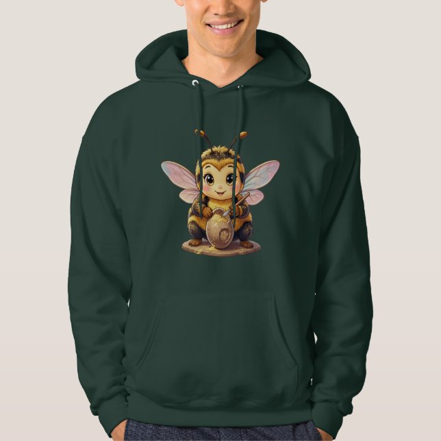Golden Bumblebee in Bloom Dance.10 Hoodie (Front)