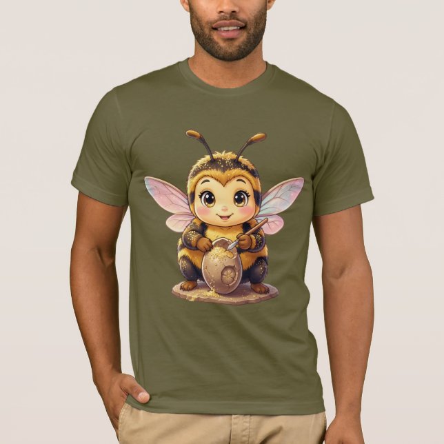 Golden Bumblebee in Bloom Dance.10 T-Shirt (Front)