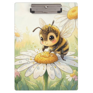 Golden Bumblebee in Bloom Dance Clipboard