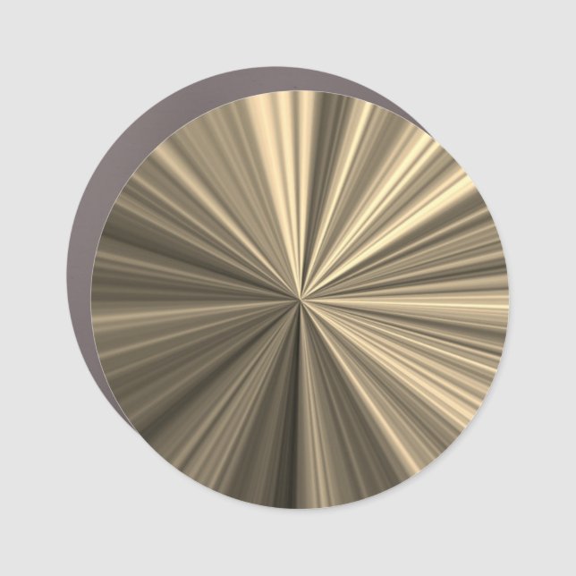 Golden Burst Car Magnet (Front)