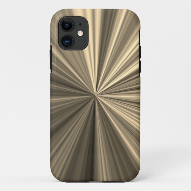 Golden Burst Case-Mate iPhone Case (Back)