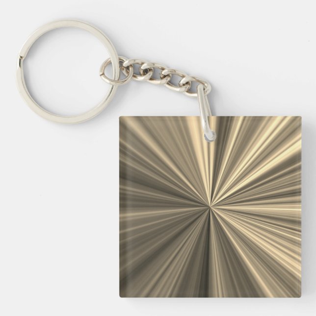 Golden Burst Keychain (Front)